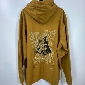 Merrell Mens Harvest Kaki Graphic Hoodie Sweatshirt Pullover Size XL Hiking‎